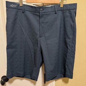 Greg Norman Athletic Chino Blue Golf Shorts Size 38 NWT